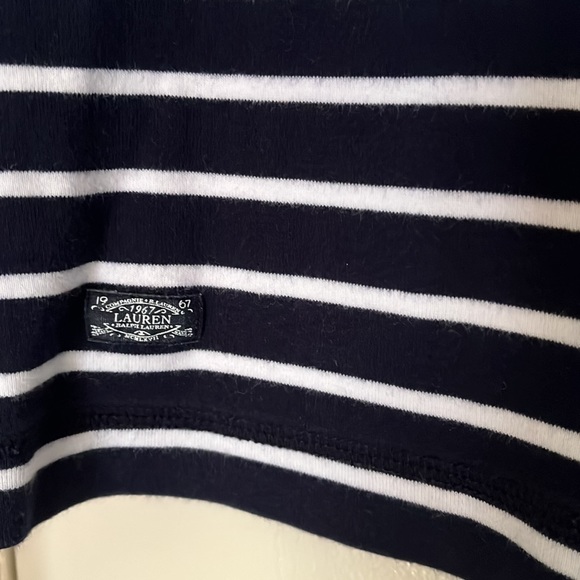Lauren Ralph Lauren blue & white stripes size M - Picture 5 of 7